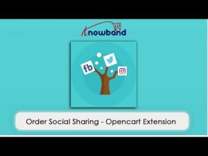 OpenCart social sharing module