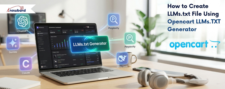 Opencart LLMs.txt generator module by Knowband