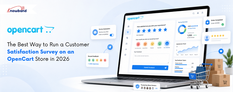 OpenCart Form Studio customer satisfaction survey form for collecting post-purchase feedback