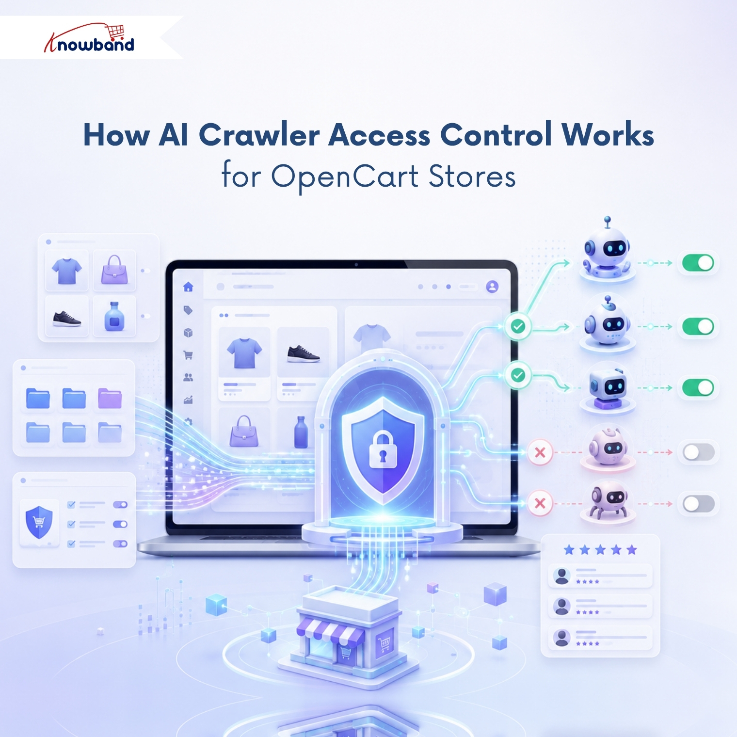 How AI Crawler Access Control Works for OpenCart Stores